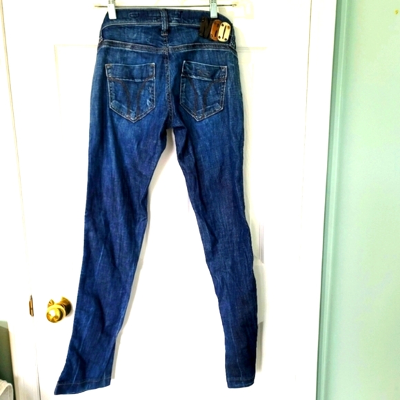 Miss Sixty Style Shock Women's Distressed Denim Jeans Size 27 - Picture 2 of 16
